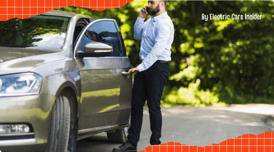 Benefits of switching to an electric vehicle - A happy driver charging their EV